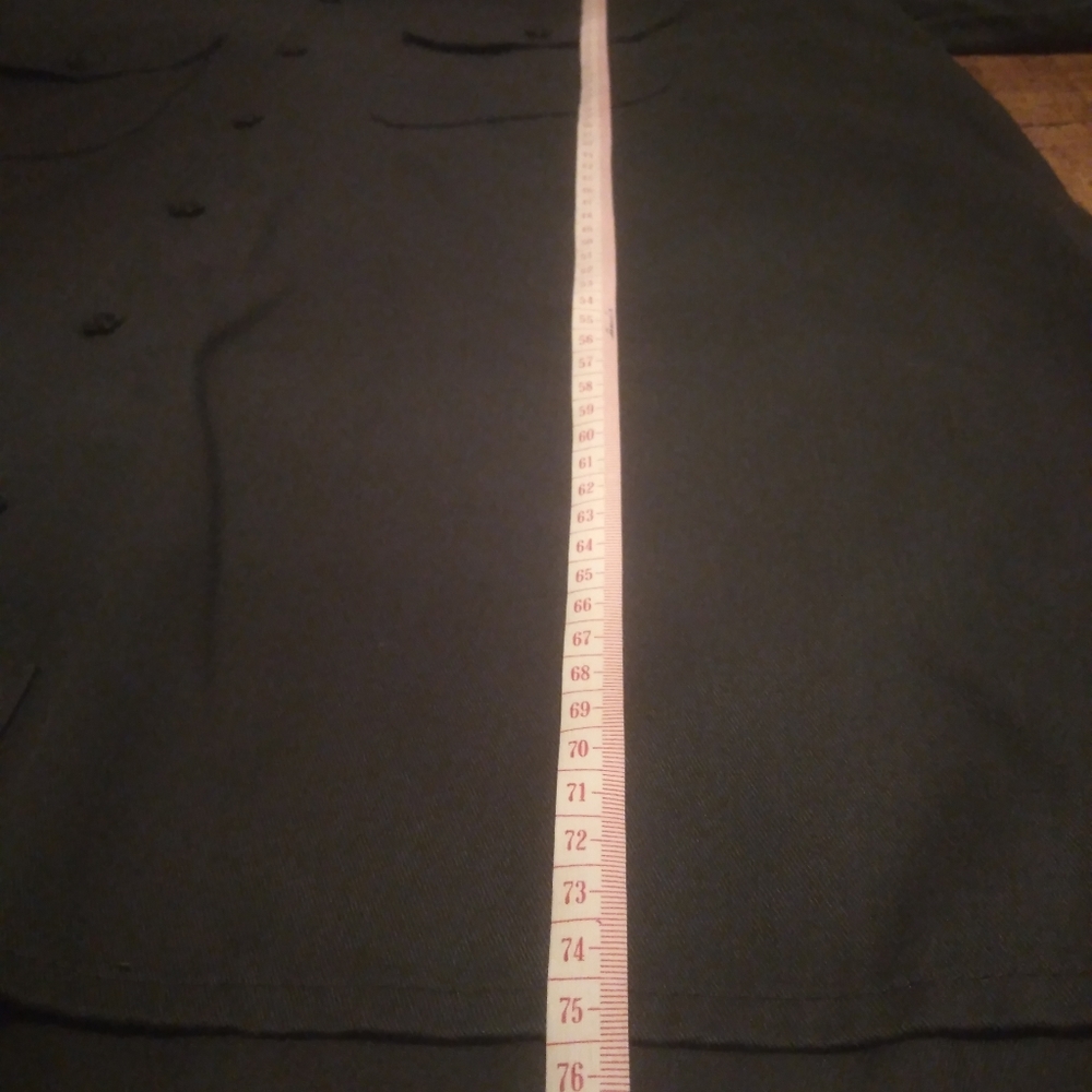 Dickies short sleeve work shirt Size L Charcoal and Khaki - Picture 5 of 9